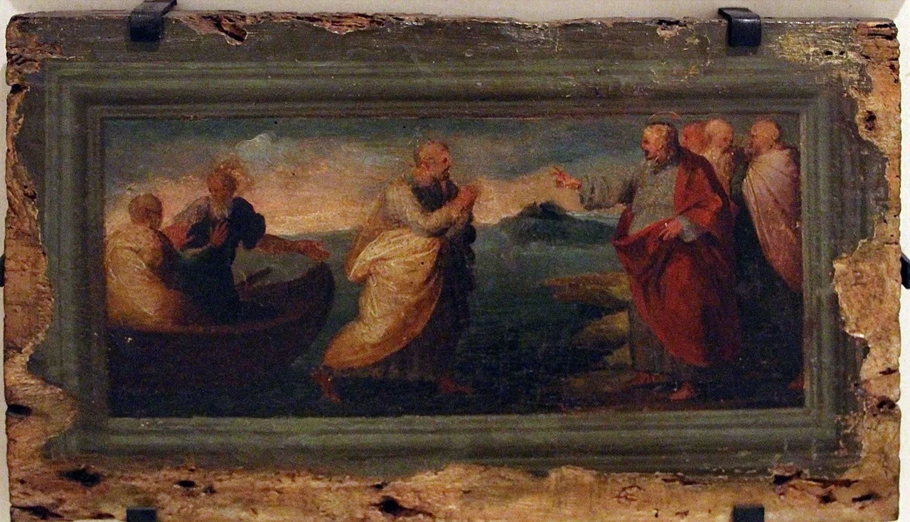 Perin del Vaga - Polittico di sant'Eradmo, Accademia Ligustica di Belle Arti, Genova, predella